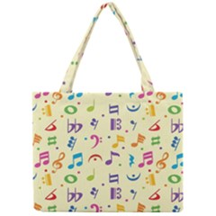 Seamless-pattern-musical-note-doodle-symbol Mini Tote Bag by Salman4z