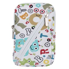 Seamless-pattern-vector-with-funny-robots-cartoon Belt Pouch Bag (small) by Salman4z