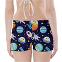 Space-seamless-pattern   - Boyleg Bikini Wrap Bottoms View2