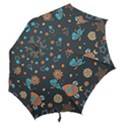 Space-seamless-pattern Hook Handle Umbrellas (Large) View2