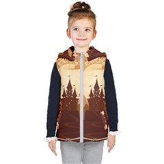 Beautiful-castle Kids  Hooded Puffer Vest by Salman4z