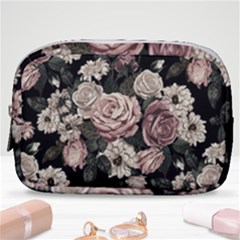 Elegant-seamless-pattern-blush-toned-rustic-flowers Make Up Pouch (small) by Salman4z