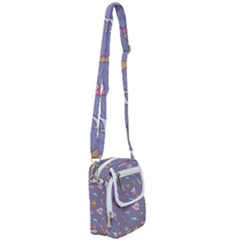 Outer-space-seamless-background Shoulder Strap Belt Bag by Salman4z