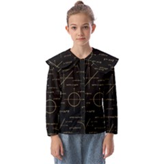 Abstract-math Pattern Kids  Peter Pan Collar Blouse by Salman4z