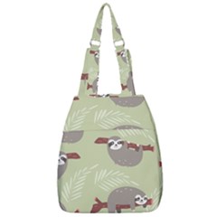 Sloths-pattern-design Center Zip Backpack by Salman4z