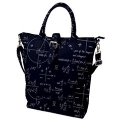 Mathematical-seamless-pattern-with-geometric-shapes-formulas Buckle Top Tote Bag by Salman4z