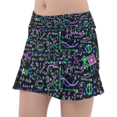 Math-linear-mathematics-education-circle-background Classic Tennis Skirt by Salman4z