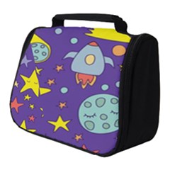 Card-with-lovely-planets Full Print Travel Pouch (small) by Salman4z