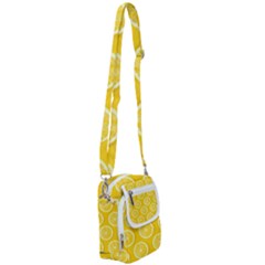 Lemon-fruits-slice-seamless-pattern Shoulder Strap Belt Bag by Salman4z