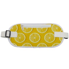 Lemon-fruits-slice-seamless-pattern Rounded Waist Pouch by Salman4z