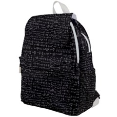 Math-equations-formulas-pattern Top Flap Backpack by Salman4z