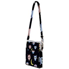 Cute-owl-doodles-with-moon-star-seamless-pattern Multi Function Travel Bag by Salman4z