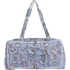 Seamless-pattern-with-cute-rabbit-character Multi Function Bag by Salman4z