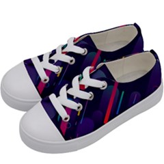 Colorful-abstract-background Kids  Low Top Canvas Sneakers by Salman4z