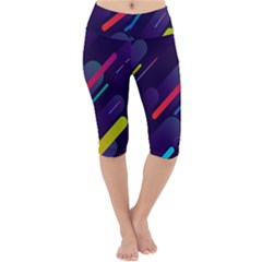 Colorful-abstract-background Lightweight Velour Cropped Yoga Leggings by Salman4z