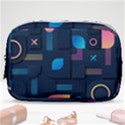 Gradient Geometric Shapes Dark Background Make Up Pouch (Small) View1