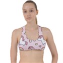 Cute-unicorn-rainbow-seamless-pattern-background Criss Cross Racerback Sports Bra View1