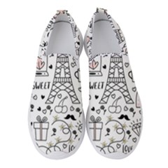 Big-collection-with-hand-drawn-objects-valentines-day Women s Slip On Sneakers by Salman4z