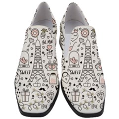 Big-collection-with-hand-drawn-objects-valentines-day Women Slip On Heel Loafers by Salman4z