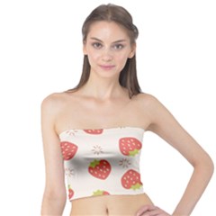 Strawberries-pattern-design Tube Top by Salman4z