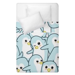 Penguins Pattern Duvet Cover Double Side (single Size) by pakminggu