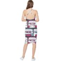 Music Symbols Rock Music Seamless Pattern Bodycon Cross Back Summer Dress View2