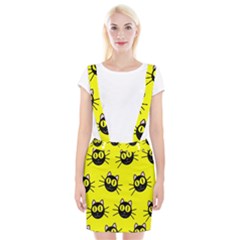 Cats Heads Pattern Design Braces Suspender Skirt by pakminggu