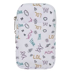 Doodle Pattern Waist Pouch (large) by pakminggu