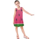 Watermelon Fruit Summer Red Fresh Food Healthy Kids  Sleeveless Dress View1