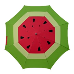 Watermelon Fruit Food Healthy Vitamins Nutrition Golf Umbrellas by pakminggu