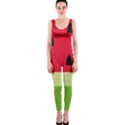 Watermelon Fruit Food Healthy Vitamins Nutrition One Piece Catsuit View1