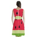 Watermelon Fruit Food Healthy Vitamins Nutrition Sleeveless Waist Tie Chiffon Dress View2