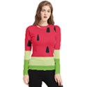 Watermelon Fruit Food Healthy Vitamins Nutrition Women s Long Sleeve Rash Guard View1