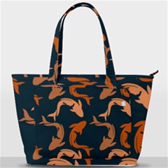 Background Pattern Texture Design Wallpaper Fish Back Pocket Shoulder Bag  by pakminggu