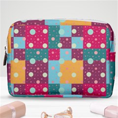 Background Pattern Texture Design Dots Wallpaper Make Up Pouch (medium) by pakminggu