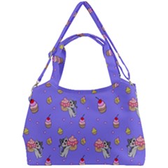 Art Pattern Design Seamless Scrapbooking Double Compartment Shoulder Bag by pakminggu