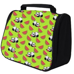 Watermelon Panda Background Wallpaper Full Print Travel Pouch (big) by pakminggu