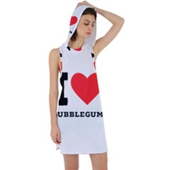 I Love Bubblegum Racer Back Hoodie Dress by ilovewhateva