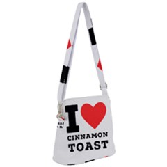 I Love Cinnamon Toast Zipper Messenger Bag by ilovewhateva