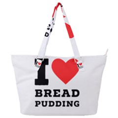 I Love Bread Pudding  Full Print Shoulder Bag by ilovewhateva