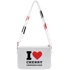 I Love Cherry Cheesecake Double Gusset Crossbody Bag by ilovewhateva