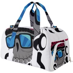 Cool Skull Burner Gym Duffel Bag by pakminggu