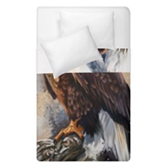 Eagle Art Eagle Watercolor Painting Bird Animal Duvet Cover Double Side (single Size) by pakminggu