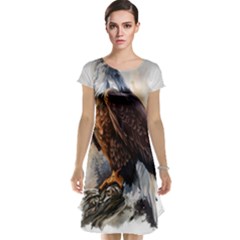 Eagle Art Eagle Watercolor Painting Bird Animal Cap Sleeve Nightdress by pakminggu