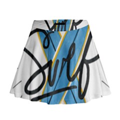 Wave Surfing Surfboard Surfing Mini Flare Skirt by pakminggu