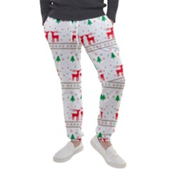 Red Green And Blue Christmas Themed Illustration Men s Jogger Sweatpants by pakminggu