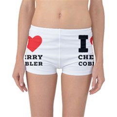 I Love Cherry Cobbler Reversible Boyleg Bikini Bottoms by ilovewhateva