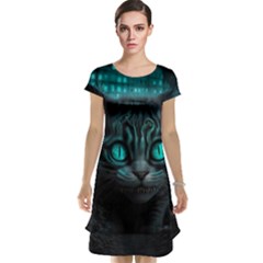 Angry Cat Fantasy Cap Sleeve Nightdress by pakminggu