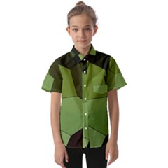 Mosaic Structure Background Tile Kids  Short Sleeve Shirt by danenraven