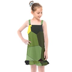 Mosaic Structure Background Tile Kids  Overall Dress by danenraven